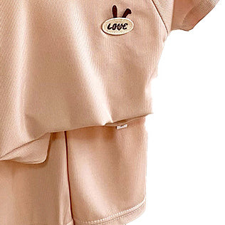Boys Khaki Top with Shorts