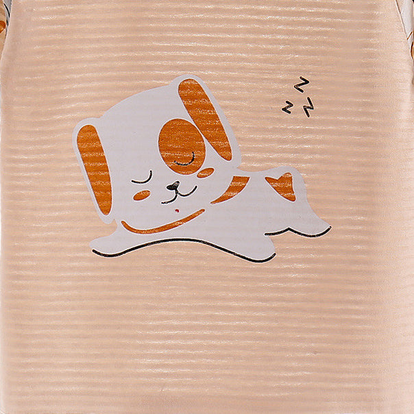 Boys Orange Graphic Printed Night Suit