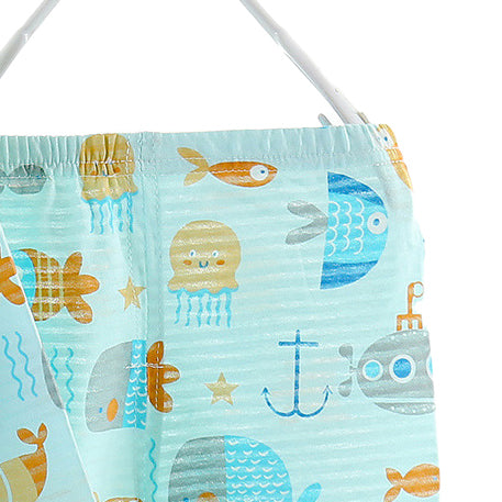 Boys Blue Conversational Printed Night Suit