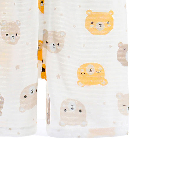 Yellow Infant Boys Printed Top with Shorts
