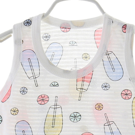 Pink Infant Boys Printed T-shirt with Shorts