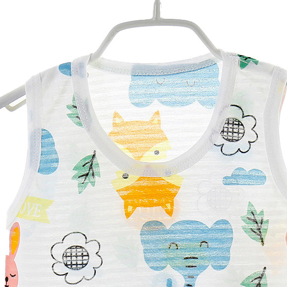 Green Boys Printed T-shirt with Shorts