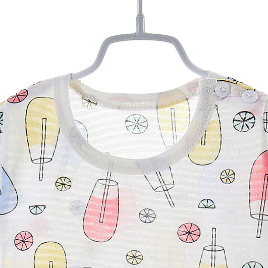 Pink Boys Printed T-shirt with Shorts