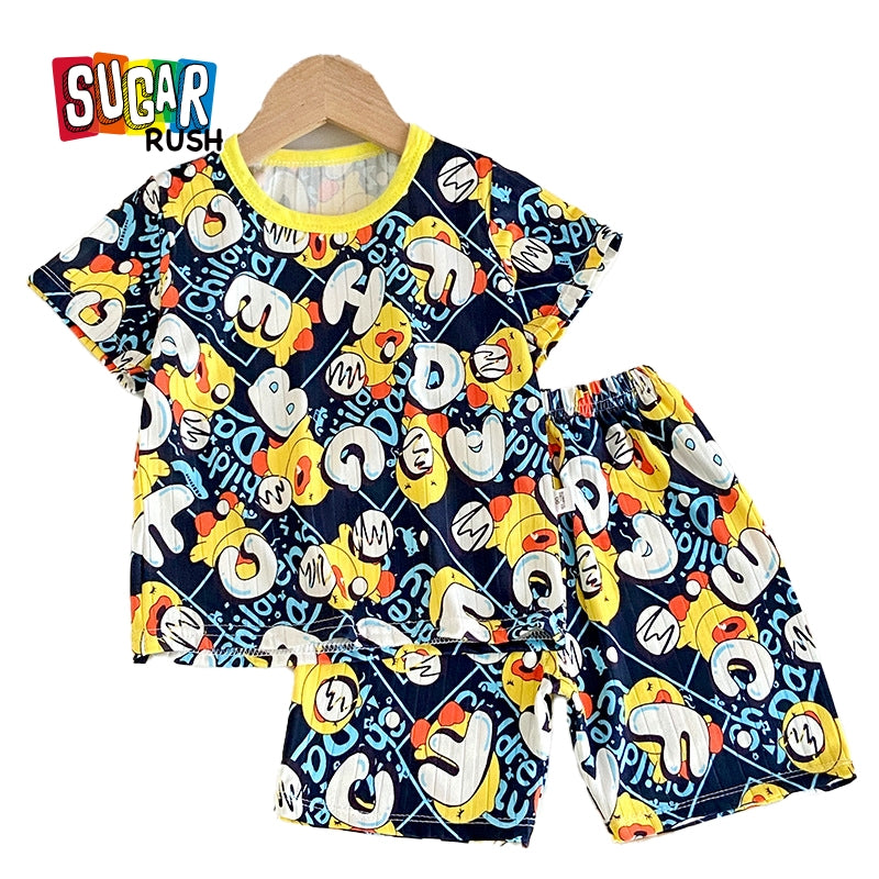 Boys Printed Top with Short