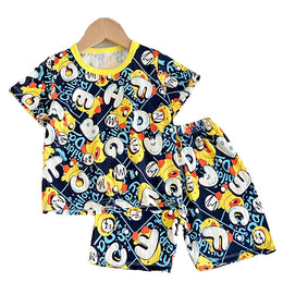 Boys Printed Top with Short