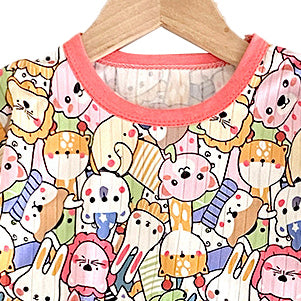 Girls Printed Top with Short