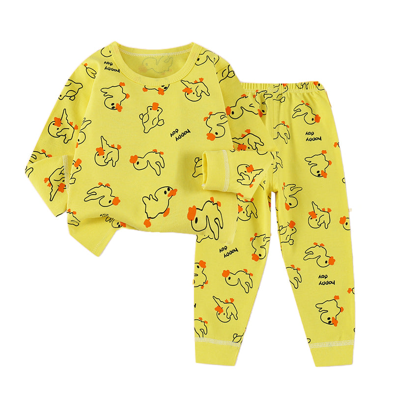Boys Conversational Printed Pure Cotton Sweatshirt & Pyjamas