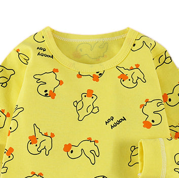 Boys Conversational Printed Pure Cotton Sweatshirt & Pyjamas
