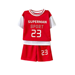 Printed T-shirt and Shorts Set