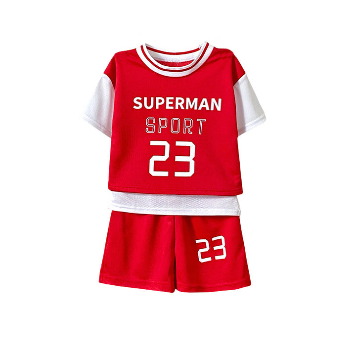 Printed T-shirt and Shorts Set