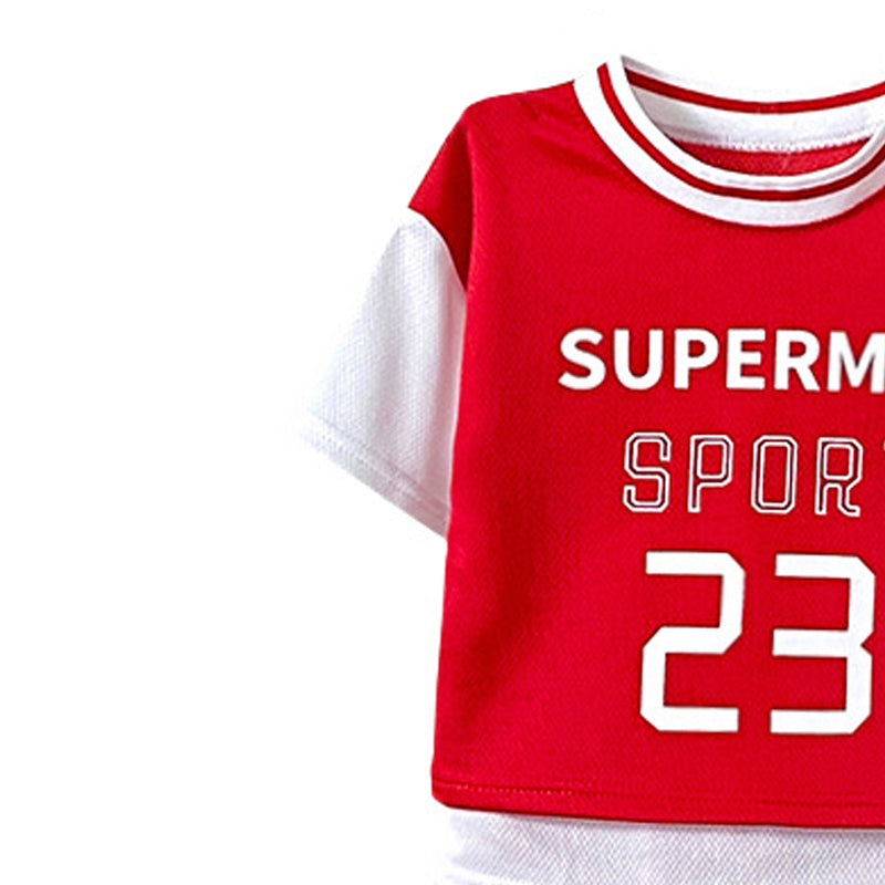 Printed T-shirt and Shorts Set