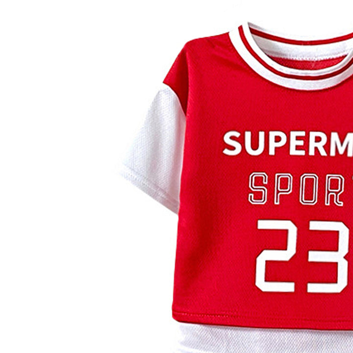 Printed T-shirt and Shorts Set