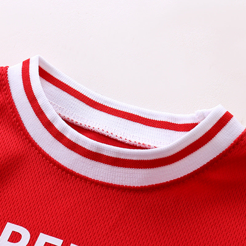 Boys Printed Short Sleeves T-shirt with Shorts