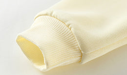 Girls Round Neck Printed Sweatshirt with Joggers