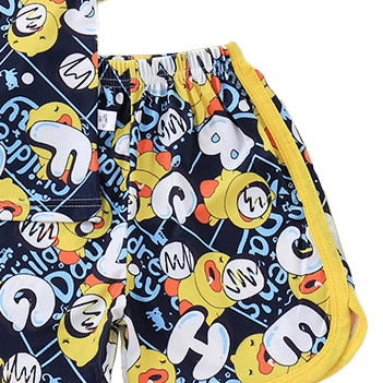 Boys Printed Top with Short
