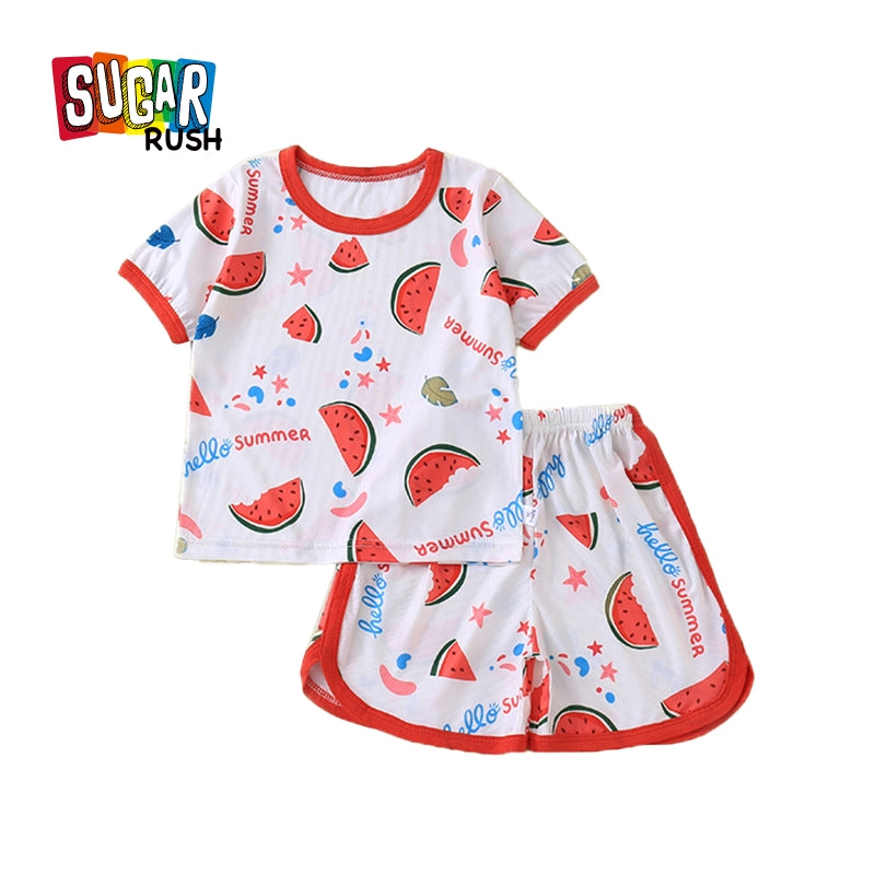 Girls Printed Top with Short
