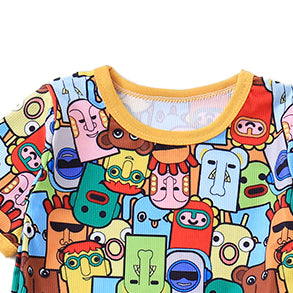 Boys Printed Top With Shorts