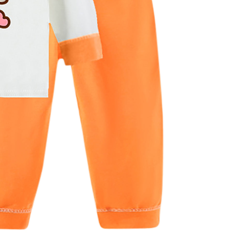 Boys Round Neck Printed T-shirt with Joggers
