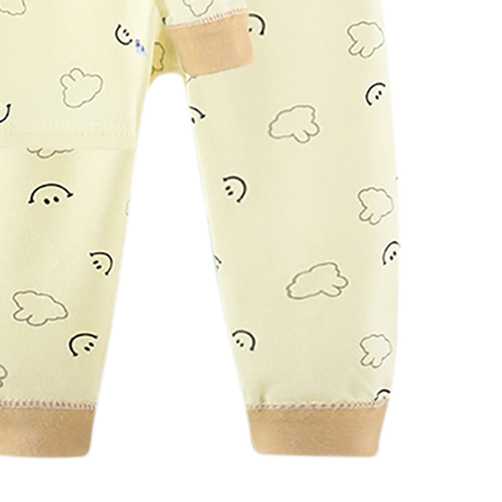 Boys Printed Round Neck Long Sleeves T-Shirt With Jogger