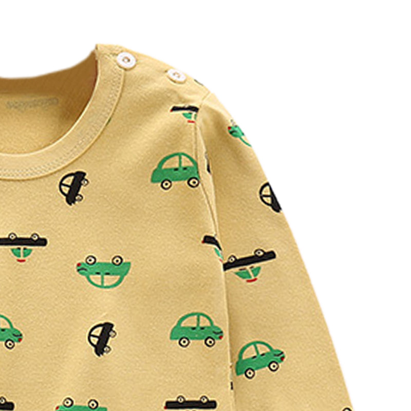 Boys Conversational Printed Cotton Nightsuit