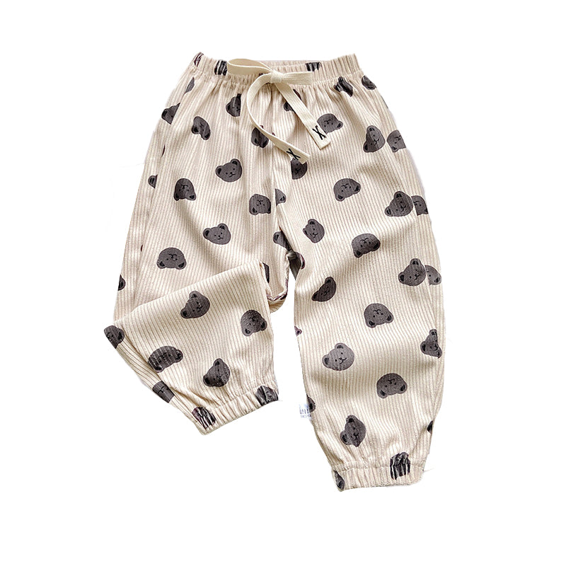 Boys Conversational Printed Mid Rise Joggers