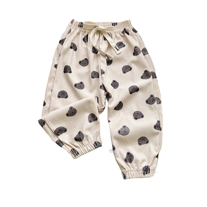 Boys Conversational Printed Mid Rise Joggers