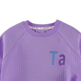 Girls Purple Sweatshirt With Jogger