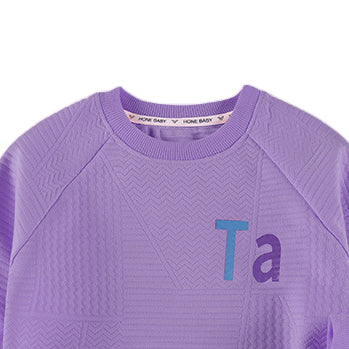 Girls Purple Sweatshirt With Jogger