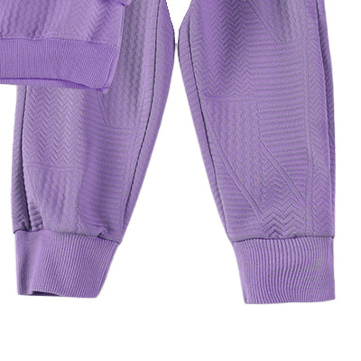Girls Purple Sweatshirt With Jogger