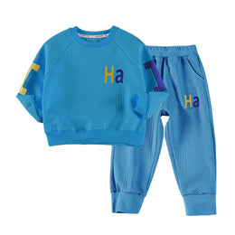 Boys Blue Sweatshirt With Joggers