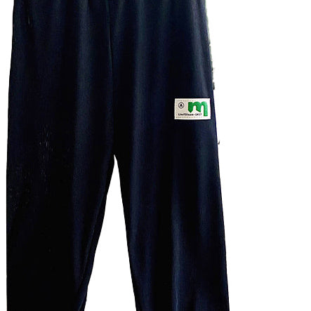 Boys Black Easy Wash High-Rise Joggers