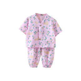Printed Shirt and Pyjamas Set