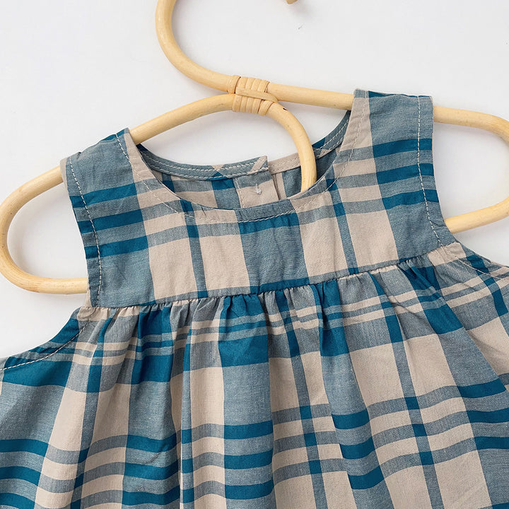 Girls Checked Top with Pyjamas