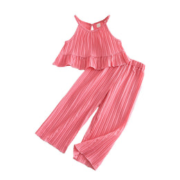 Girls Halter Neck Sleeveless Top with Palazzo