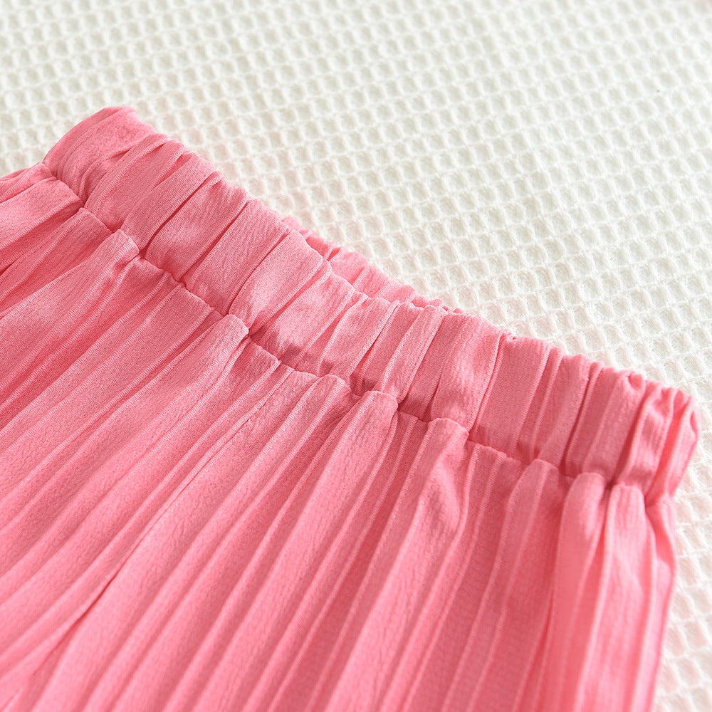 Girls Halter Neck Sleeveless Top with Palazzo