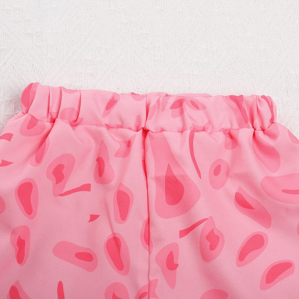 Girls Printed Shirt With Short