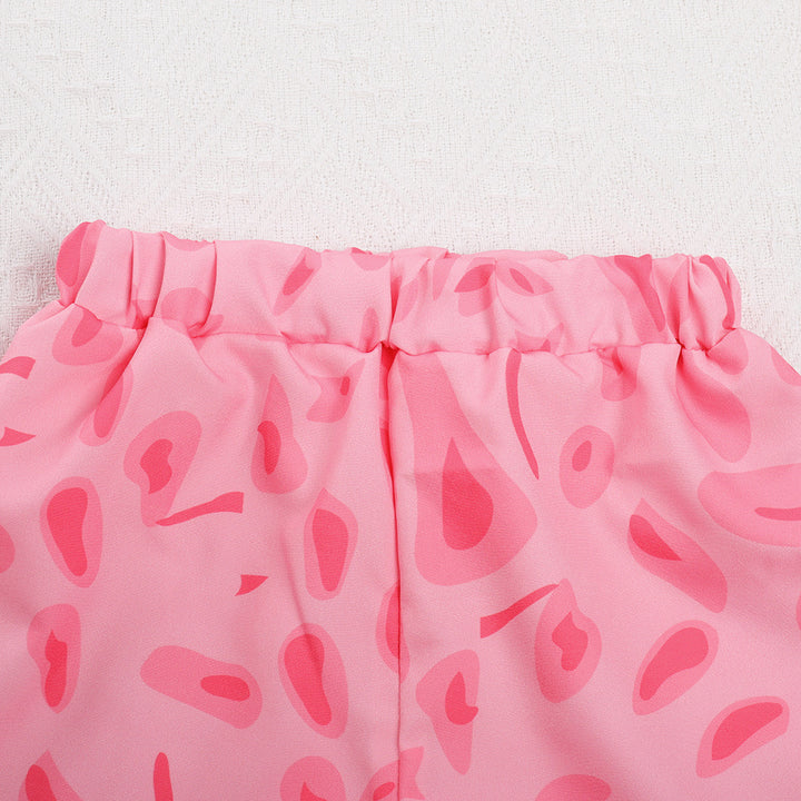 Girls Printed Shirt With Short