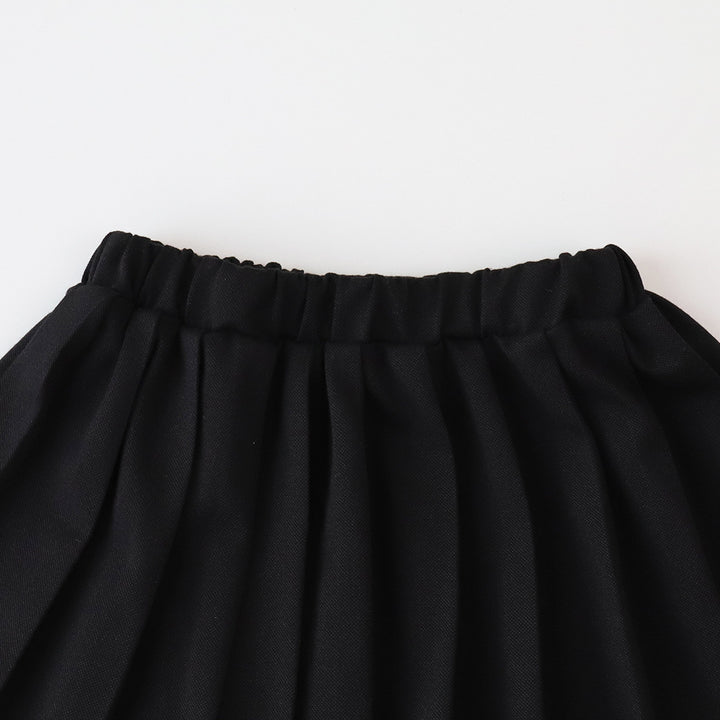 Girls Round Neck Top With Skirt