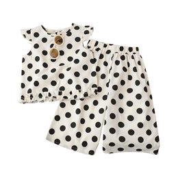 Girls Printed Pure Cotton Top With Palazzo