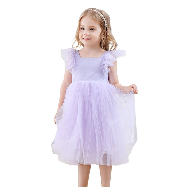 Flutter Sleeve Fit & Flare Dress
