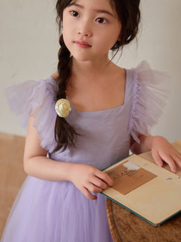 Flutter Sleeve Fit & Flare Dress