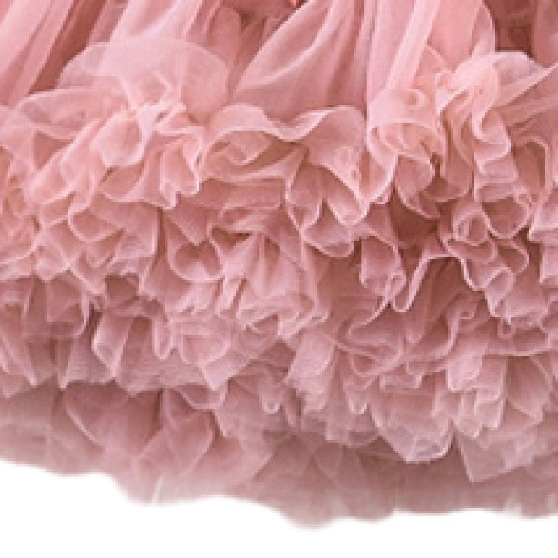 Coral Girls Mid-Rise Layered Mini Flared Skirt
