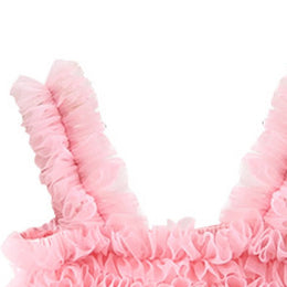 Girls Self Design Ruffled Cotton Fit & Flare Dress