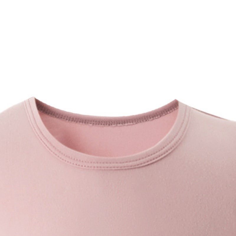 Girls Pink Applique Cotton Balloon Dress
