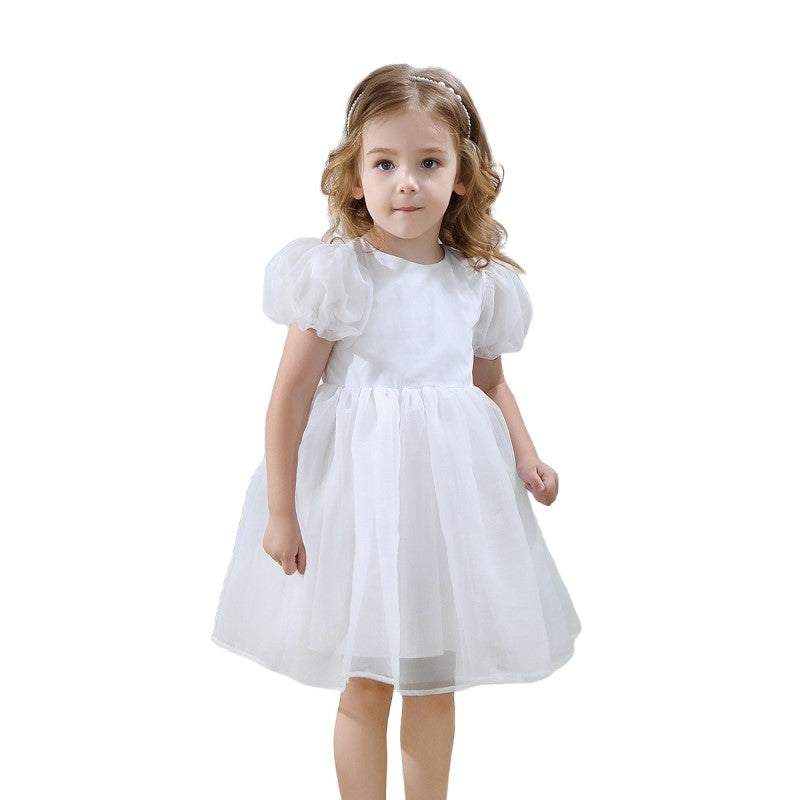 Puff Sleeve Fit & Flare Dress
