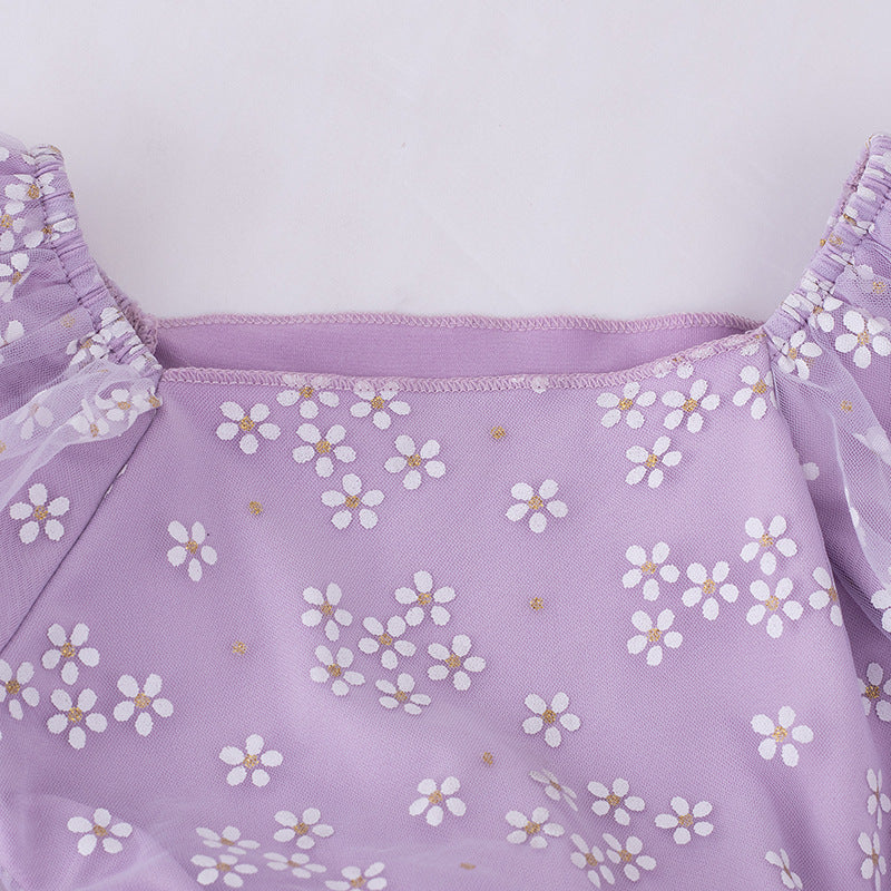 Puff Sleeve Balloon Dress