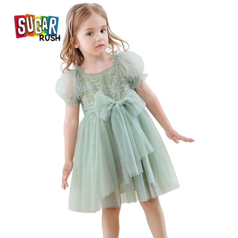 Embellished Applique Fit & Flare Dress