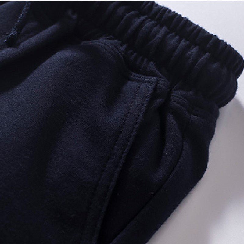 Boys Navy Blue Cotton Shorts