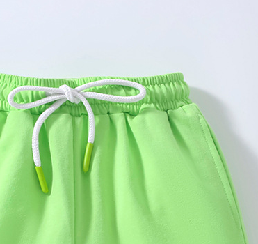 Boys Green Mid-Rise Rapid-Dry Cotton Regular Shorts