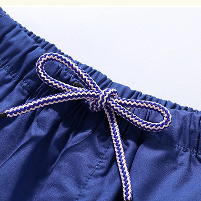 Boys Mid-Rise Cotton Shorts